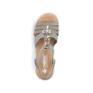 Rieker Platform Strappy Sandal - Sage